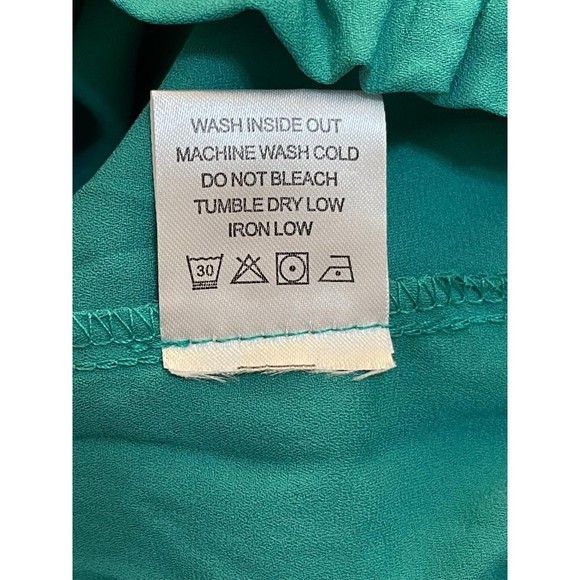 NWT! GLITZY Lifestyle Emerald Green Blouse, Size 4X - Picture 6 of 7